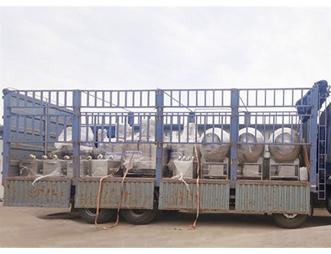 9米6整車肉制品加工設備發(fā)貨安徽宿州